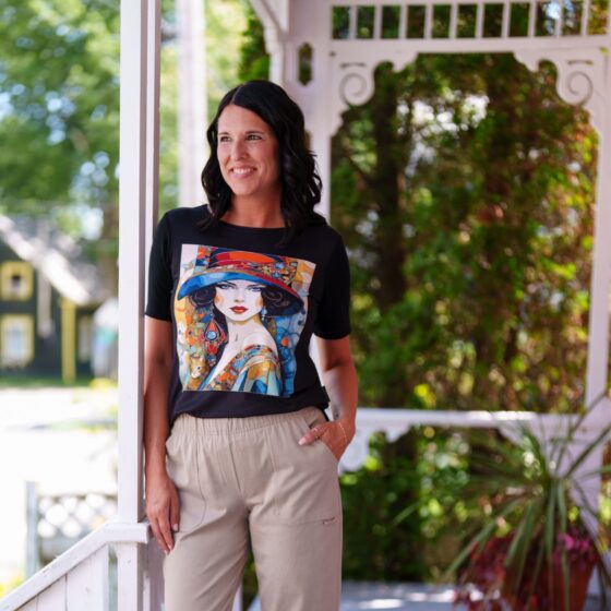 T-shirt daiquiri Femme vintage