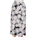 Jupe 7/8 fiesta Marguerites blanc